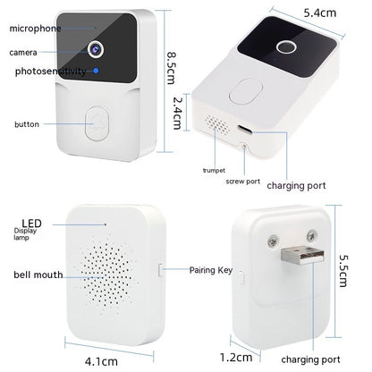 Wireless Video Doorbell with Remote Home Monitoring